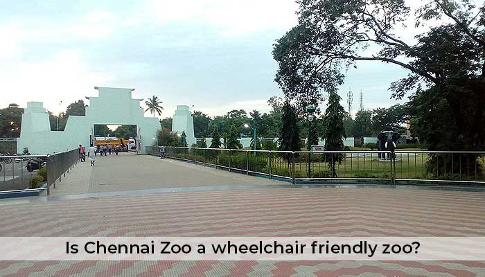 Is Chennai Zoo a wheelchair friendly zoo?